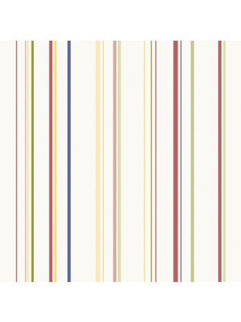 PAPEL DE PAREDE BOBINEX INFANTÁRIO - LISTRAS COLORIDO 1