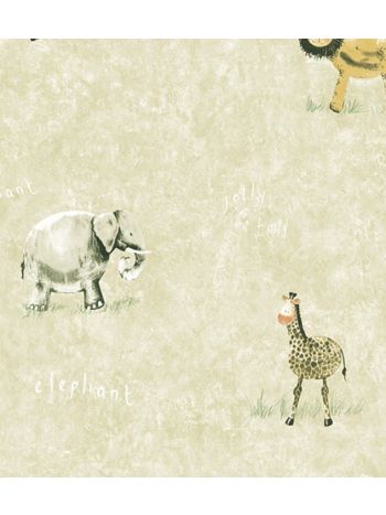 PAPEL DE PAREDE KANTAI HELLO KIDS - SAFARI BEGE HK224402R 1