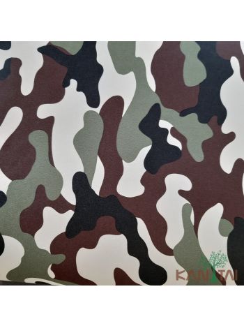 PAPEL DE PAREDE KANTAI GRACE 3 - CAMUFLADO EXÉRCITO 1