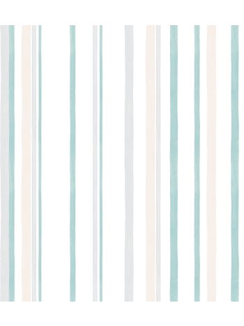 PAPEL DE PAREDE BOBINEX BRINCAR - LISTRAS ROSA E AZUL