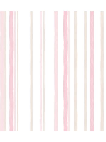 PAPEL DE PAREDE BOBINEX BRINCAR - LISTRAS ROSA
