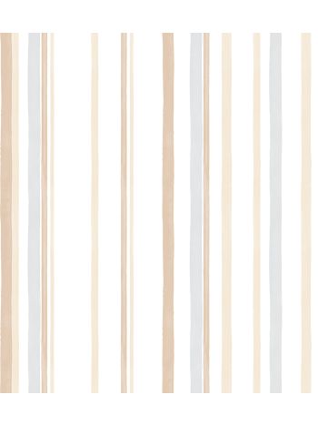 PAPEL DE PAREDE BOBINEX BRINCAR - LISTRAS MARROM