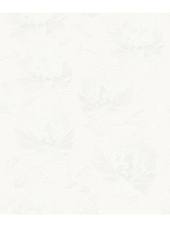 PAPEL DE PAREDE BOBINEX ATEMPORAL - FLORAL BRANCO