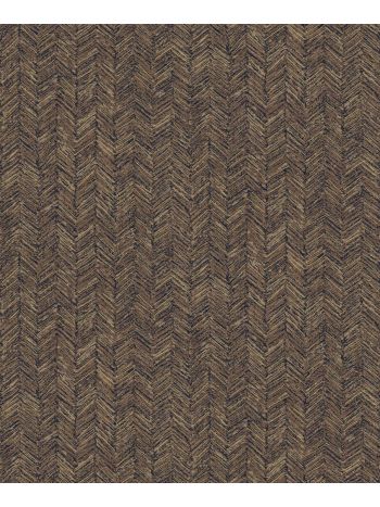 PAPEL DE PAREDE KANTAI VERONA 2 - TEXTURA CHEVRON MARROM