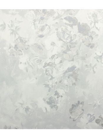 PAPEL DE PAREDE KANTAI POET CHART 4 - FLORES AQUARELADAS CINZA CLARO PT400901R 1