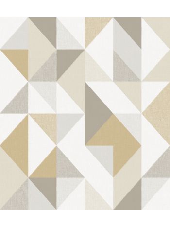 PAPEL DE PAREDE BOBINEX CONTEMPORÂNEO - GEOMÉTRICO MARROM 1
