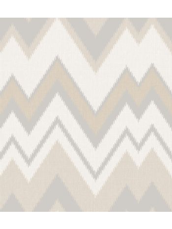 PAPEL DE PAREDE BOBINEX CONTEMPORÂNEO - ZIG ZAG BEGE CLARO 1