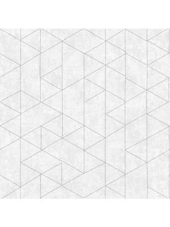PAPEL DE PAREDE BOBINEX ESSENCIAL - GEOMÉTRICO CINZA CLARO