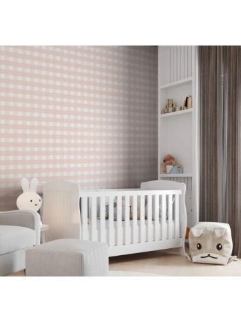 PAPEL DE PAREDE BOBINEX REVOADA - XADREZ VICHI ROSA 4403 1
