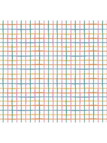 PAPEL DE PAREDE BOBINEX REVOADA - XADREZ AQUARELA CHICLETE 4406 1