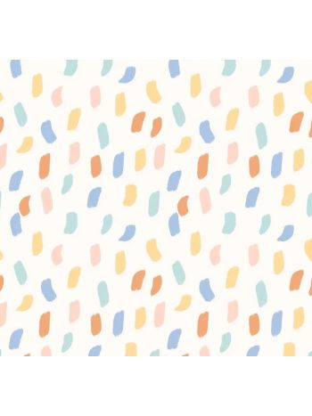 PAPEL DE PAREDE BOBINEX REVOADA - MINI PINCELADAS COLORIDAS 4411 1