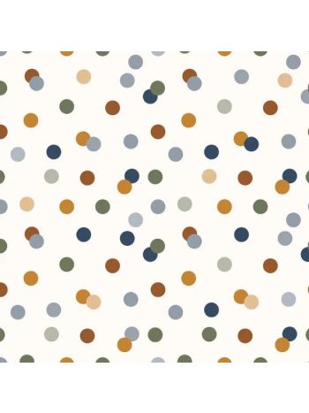 PAPEL DE PAREDE BOBINEX REVOADA - CONFETE (BOLINHAS) COLORIDAS 4418 1