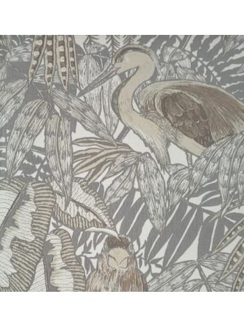 Papel de Parede Bobinex Floresta das Aves Bege - Coleção Refúgio 1