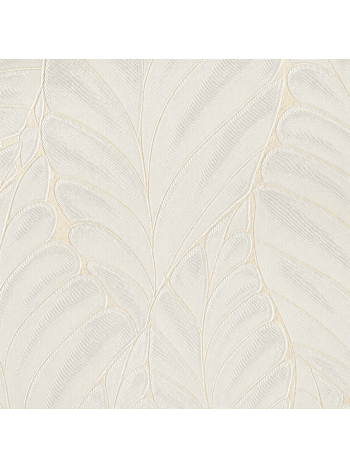 Papel de Parede Vinílico Folhagem Tropical Off White e Dourado Texturizado - Coleção Poet Chart 5 1