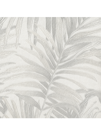 Papel de Parede Folhagem Tropical Bege Perolado Texturizado Vinílico - Poet Chart 5 1