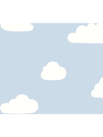 PAPEL DE PAREDE INFANTIL NUVENS AZUL - COLEÇÃO PETIT 1