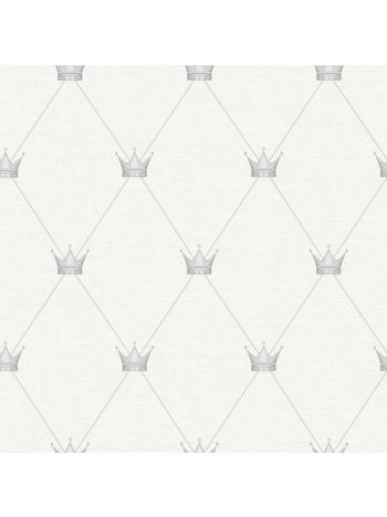 PAPEL DE PAREDE BOBINEX RENASCER - COROA CINZA CLARO