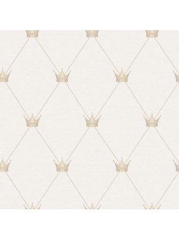 PAPEL DE PAREDE BOBINEX RENASCER - COROA BEGE CLARO