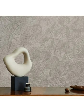 PAPEL DE PAREDE WILER LE JARDIN - FOLHAGEM TEXTURIZADA VERDE ACINZETANDO (COM BRILHO) M69807 1