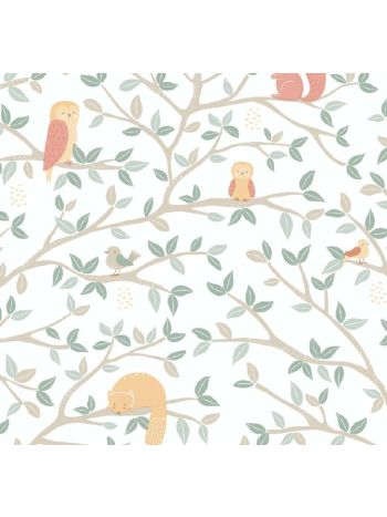 PAPEL DE PAREDE INFANTIL BOSQUE ENCANTADO1 - COLEÇÃO PETIT 1