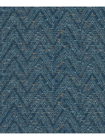 PAPEL DE PAREDE EDANTEX AVALON 1 - CHEVRON AZUL E BEGE AVA102 1