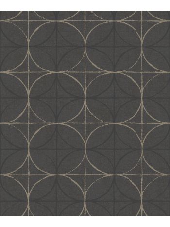 PAPEL DE PAREDE EDANTEX AVALON 1 - GEOMÉTRICO CINZA E BEGE (LEVE BRILHO) AVA119 1