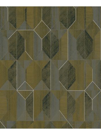 PAPEL DE PAREDE EDANTEX AVALON 1 - GEOMÉTRICO BEGE (BRILHO DOURADO) AVA128 1