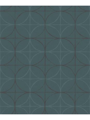 PAPEL DE PAREDE EDANTEX AVALON 1 - GEOMÉTRICO AZUL ACINZENTADO (LEVE BRILHO) AVA155 1