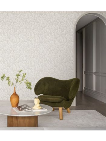 PAPEL DE PAREDE EDANTEX AVALON 2 - FOLHAS GREIGE AVA247 1