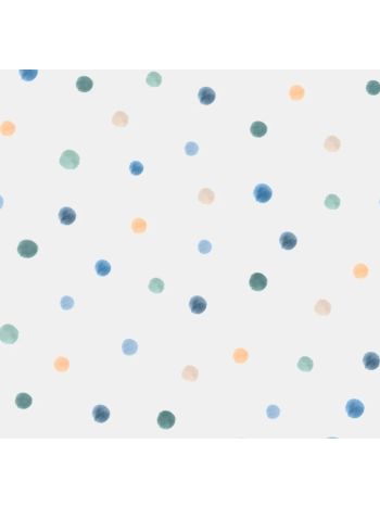 PAPEL DE PAREDE WILER BAMBINE - POÁ AQUARELADO AZUL BA0046 1