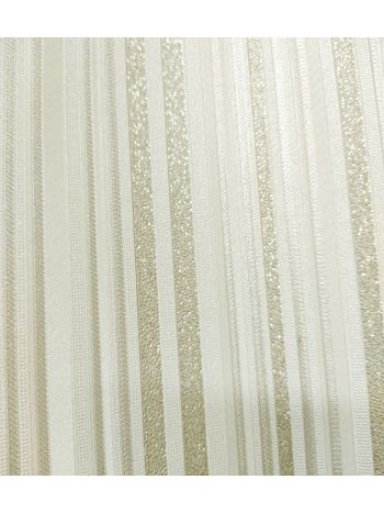 PAPEL DE PAREDE WILER COLORKEY - LISTRAS BEGE E DOURADO (BRILHO) COL1072 1