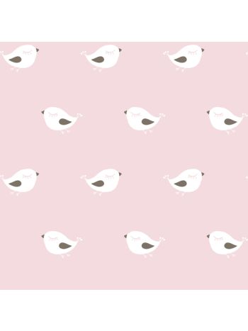 PAPEL DE PAREDE WILER FOFURA BABY - PASSARINHOS 1