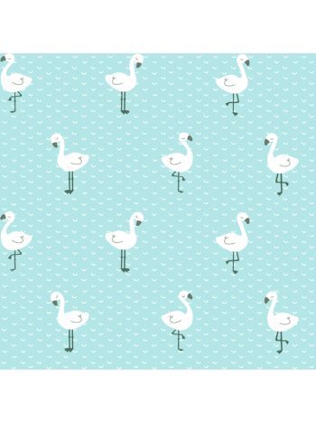 PAPEL DE PAREDE WILER FOFURA BABY - FLAMINGOS 1