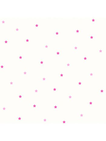 PAPEL DE PAREDE WILER FOFURA BABY - ESTRELINHAS ROSA 1