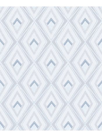 PAPEL DE PAREDE KANTAI MILAN 2 - GEOMÉTRICO CINZA CLARO E AZUL 1
