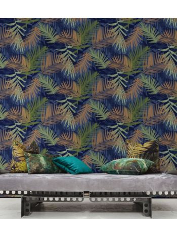 PAPEL DE PAREDE EDANTEX AVALON 1 - FOLHAGEM (DETALHE DOURADO) AVA101 1