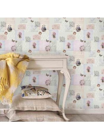 PAPEL DE PAREDE BOBINEX BAMBINOS - VINTAGE ROMANTICO 1