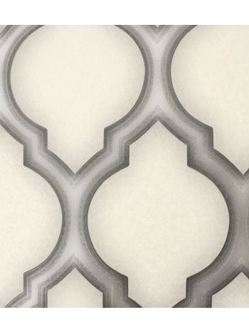 PAPEL DE PAREDE KANTAI CLASSICI 4 - GEOMÉTRICO OFF-WHITE E CINZA (BRILHO) 4A095301R 1