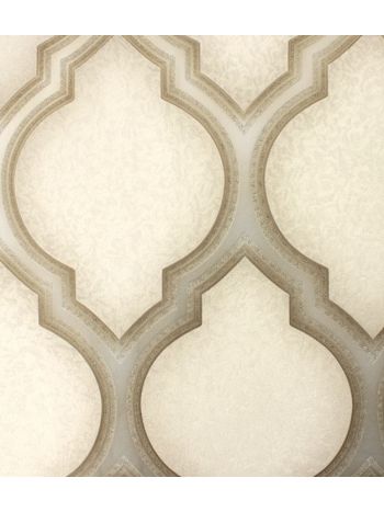 PAPEL DE PAREDE KANTAI CLASSICI 4 - GEOMÉTRICO BEGE (BRILHO) 4A095302R 1