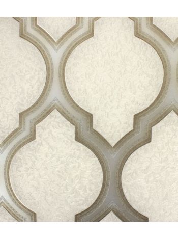 PAPEL DE PAREDE KANTAI CLASSICI 4 - GEOMÉTRICO CINZA E BEGE (BRILHO) 4A095303R 1