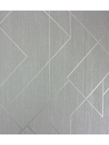 PAPEL DE PAREDE KANTAI CLASSICI 5 - GEOMÉTRICO CINZA (BRILHO) 5A096506R 1