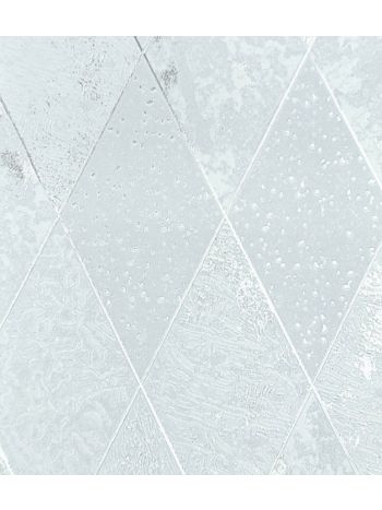 PAPEL DE PAREDE KANTAI WHITE SWAN - GEOMÉTRICO CINZA CLARO (BRILHO PRATA) WS100101R 1