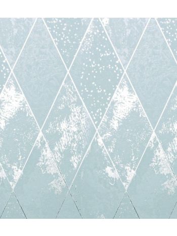 PAPEL DE PAREDE KANTAI WHITE SWAN - GEOMÉTRICO CINZA AZULADO (BRILHO PRATA) WS100102R 1