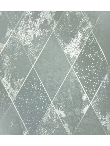 PAPEL DE PAREDE KANTAI WHITE SWAN - GEOMÉTRICO CINZA (BRILHO PRATA) WS100104R 1