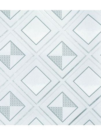 PAPEL DE PAREDE KANTAI WHITE SWAN - GEOMÉTRICO CINZA CLARO (BRILHO) WS100501R 1