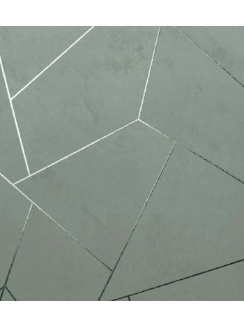 PAPEL DE PAREDE KANTAI WHITE SWAN - GEOMÉTRICO ZARA CINZA ESCURO (FIO PRATA) WS101304R 1