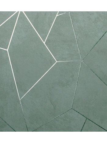 PAPEL DE PAREDE KANTAI WHITE SWAN - GEOMÉTRICO ZARA CINZA ESCURO (FIO PRATA) WS101305R 1