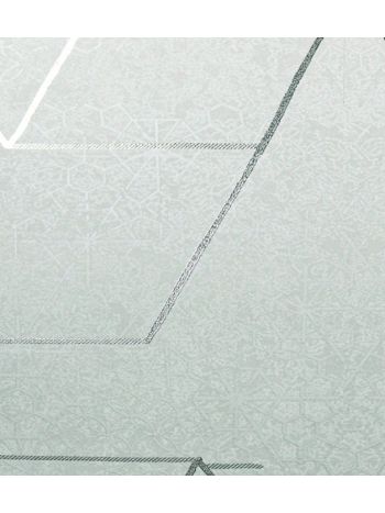 PAPEL DE PAREDE KANTAI WHITE SWAN - GEOMÉTRICO CINZA (FIO PRATA) WS101404R 1