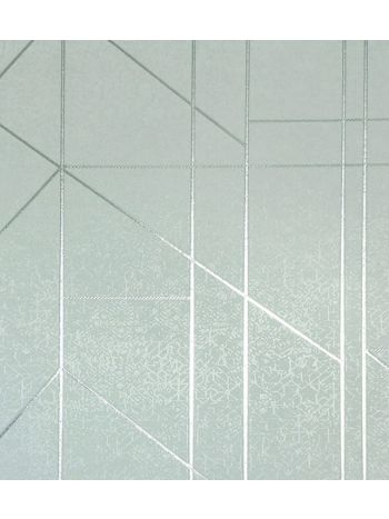 PAPEL DE PAREDE KANTAI WHITE SWAN - LINHAS GEOMÉTRICAS CINZA (FIO PRATA) WS101504R 1