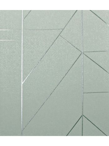 PAPEL DE PAREDE KANTAI WHITE SWAN - LINHAS GEOMÉTRICAS CINZA (FIO PRATA) WS101505R 1